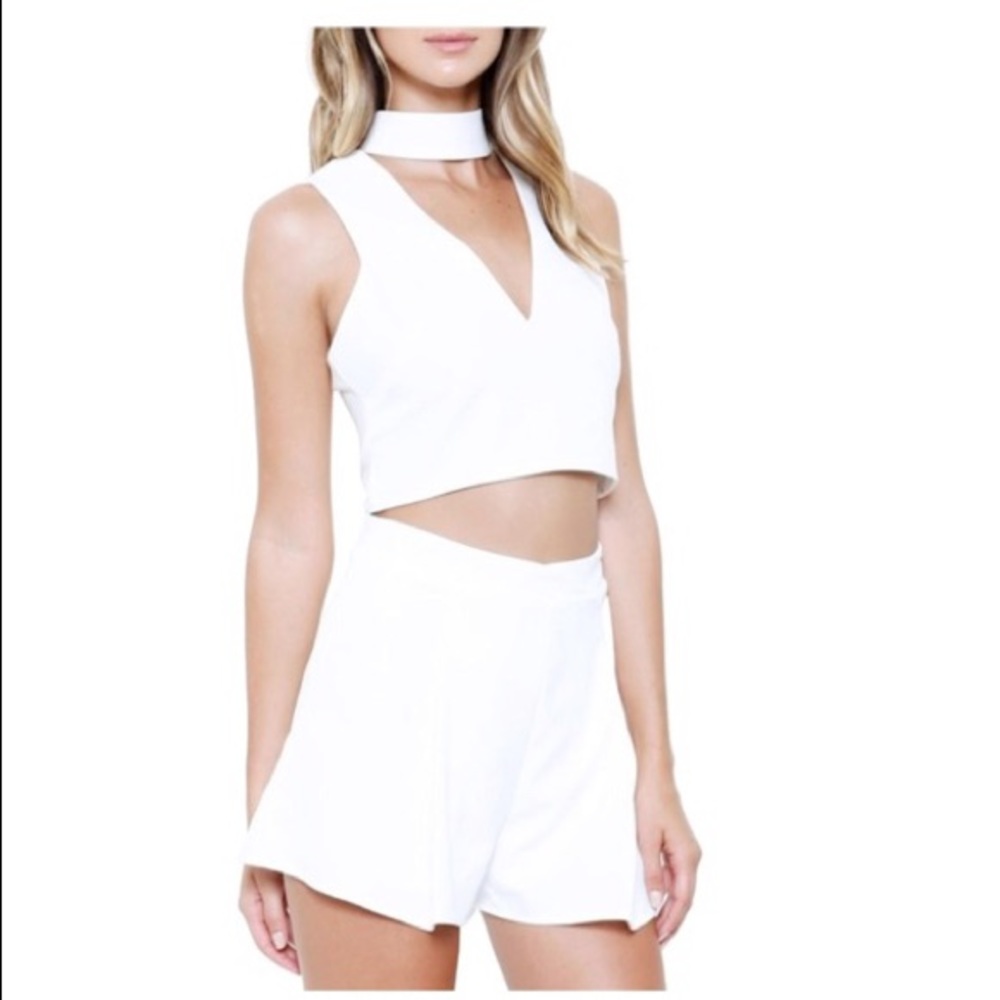 White Two Piece Set